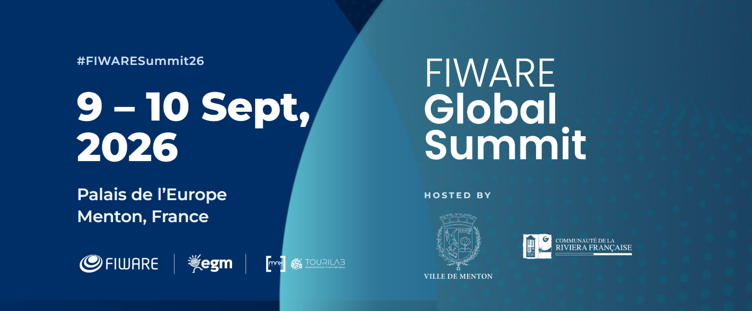 FIWARE Global Summit 2026 – 9–10 September 2026, Menton, France